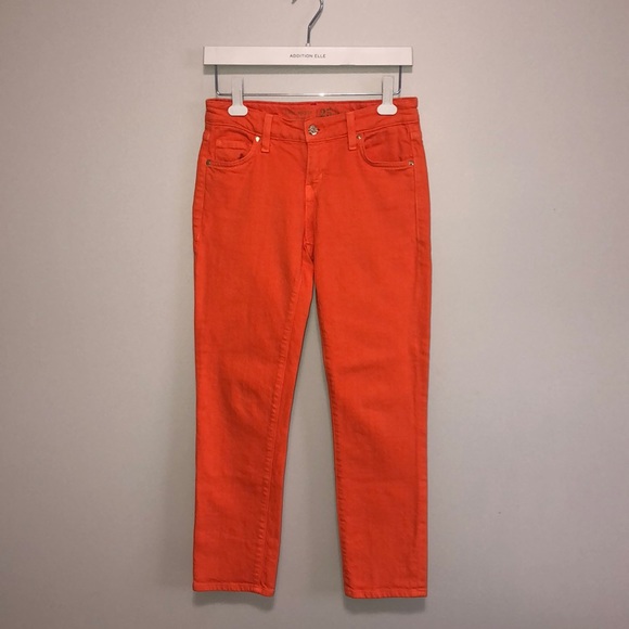 Kate Spade Perry Street Orange Jeans Size 25 - Picture 2 of 4